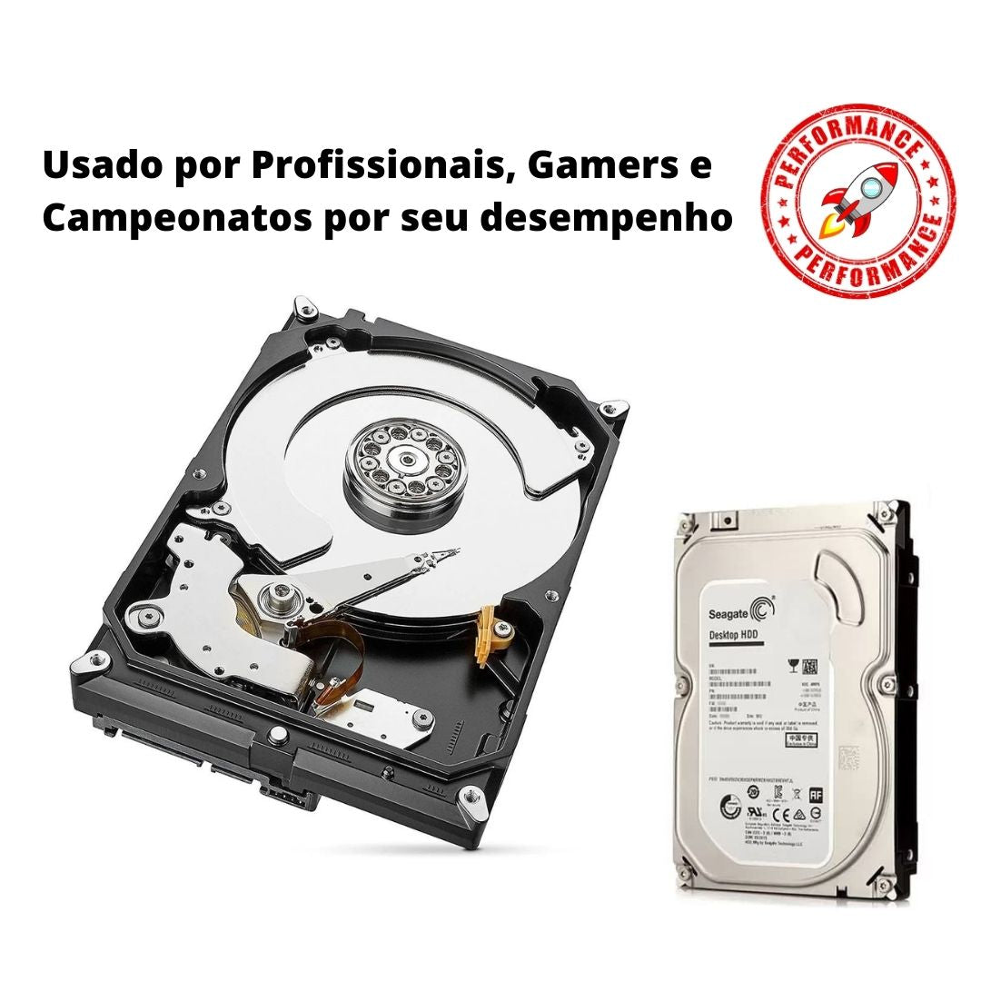 HD Seagate 2TB Interno 3.5" SATA III, 7200 RPM: Alto Desempenho para DVR, CFTV, Computadores e Sistemas de Segurança | Garantia e Nota Fiscal
