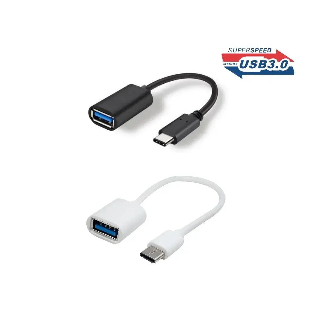 Cabo OTG 3.0 - Adaptador Tipo C/V8/USB C/Iphone - Velocidade Máxima