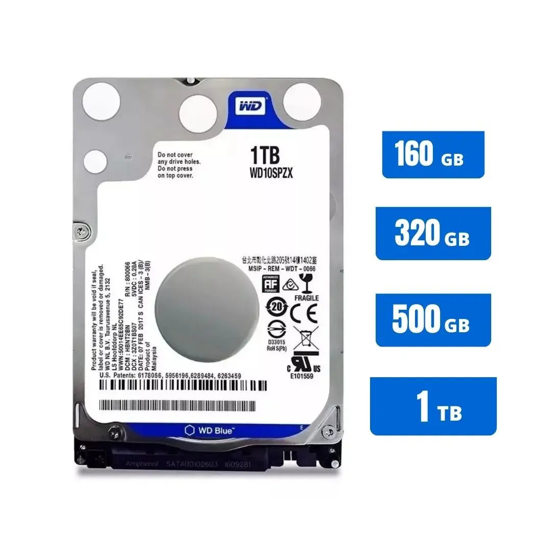 HD Interno Slim 2.5" para Xbox 360, One e Series | 1TB / 500GB / 320GB | Pronto para uso