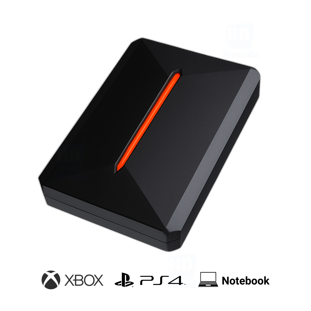 HD Externo 1TB USB 3.0 – Armazenamento Portátil e Rápido de Xbox, PlayStation, Notebook e PC! Nunca Mais Apague Nada!