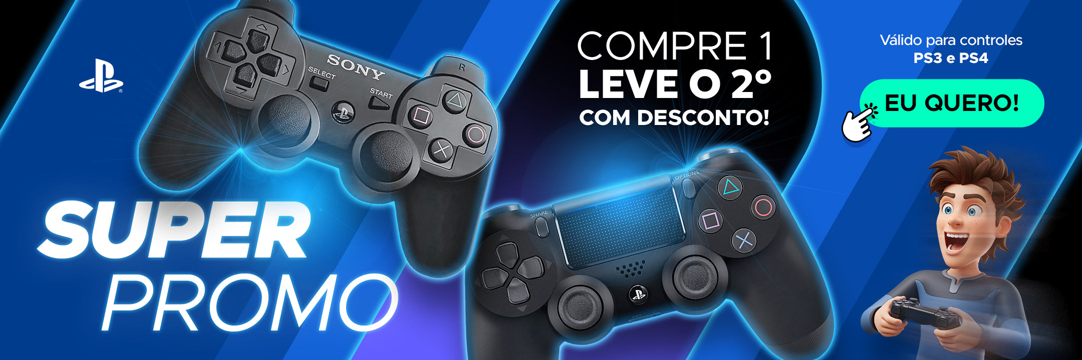 Controles com super promoção, para PS3, PS4 e computador com bateria de maxima duração e maior sensibilidade nos cliques