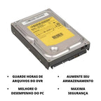 HD 160gb Interno 3.5" para DVR/PC/COMPUTADOR - Desktop SATA + Segurança e Velocidade - Intelbras/Hikivision/Giga