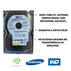 HD 160gb Interno 3.5" para DVR/PC/COMPUTADOR - Desktop SATA + Segurança e Velocidade - Intelbras/Hikivision/Giga