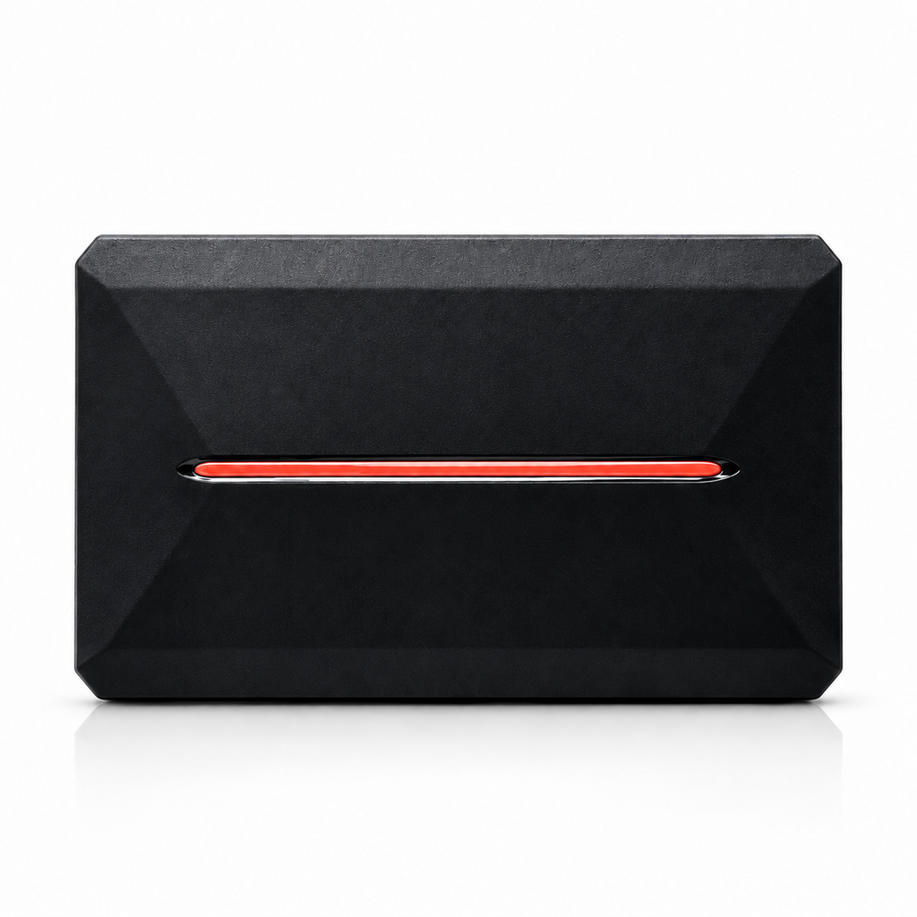HD Externo USB 3.0 em deitado mostrando design compacto fundo branco
