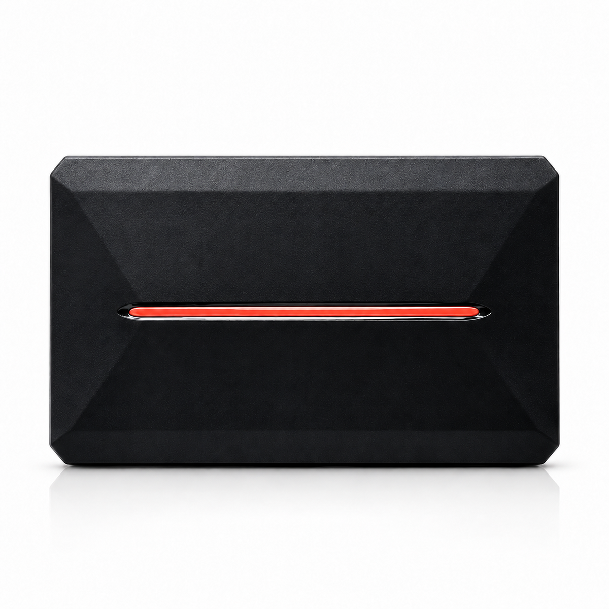 HD Externo USB 3.0 em deitado mostrando design compacto fundo branco