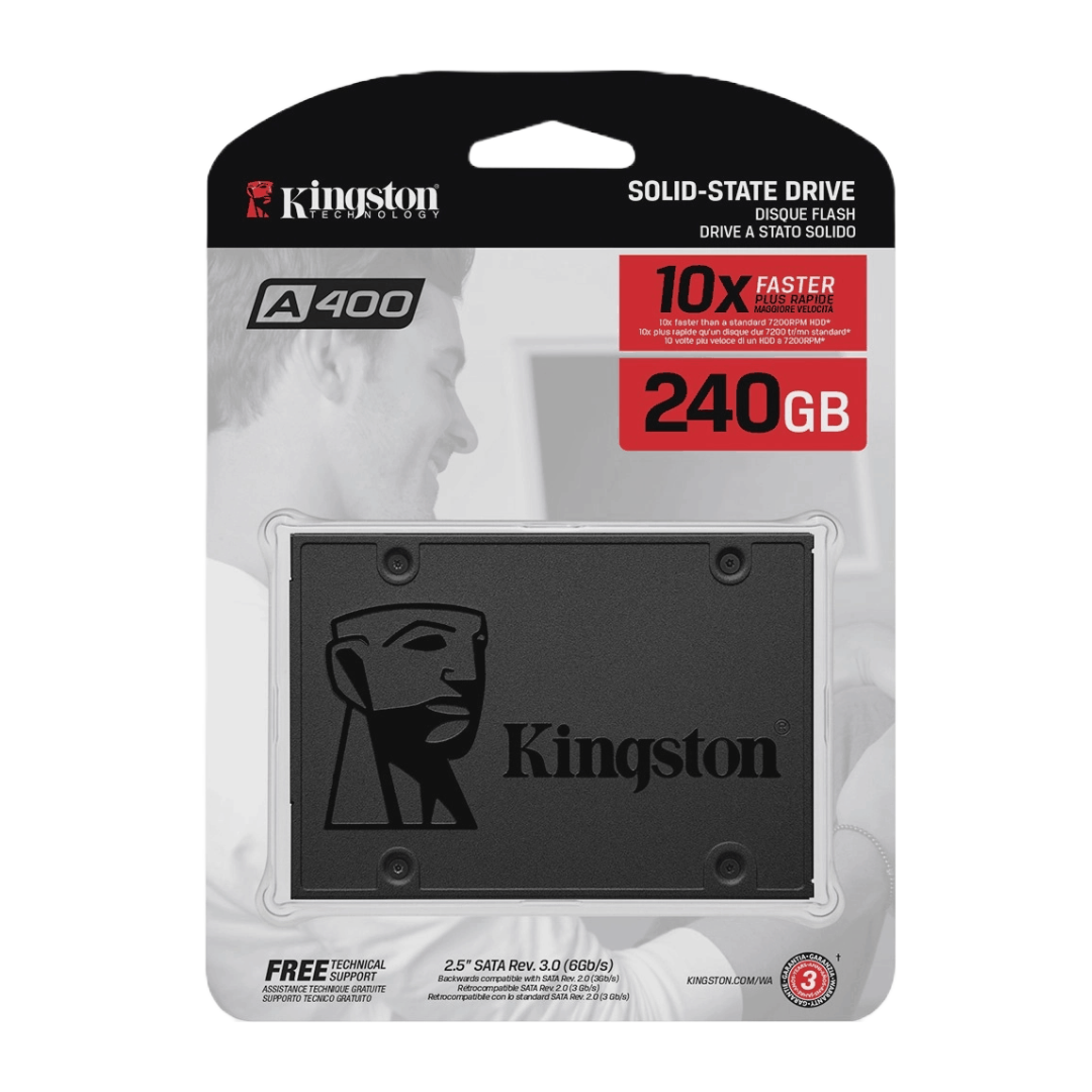 SSD Kingston 240gb 480gb 960gb/1TB | A400 SATA 3 Memória Flash - Original