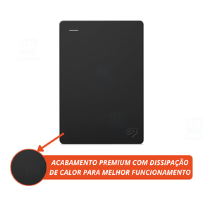 HD Externo Seagete 1TB USB 3.0 Tipo SSD Portátil – Expanda Espaço no PS4, PS5, Xbox e PC | Rápido, Plug & Play, Sem Apagar Nada