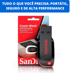 Pen Drive Sandisk ULTRA RÁPIDO para Musicas Multimídia, Jogos, Celular, Xbox, Caixa de Som - Original USB 2.0 16GB 32GB 64GB 128GB