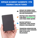 HD Externo 1TB USB 3.0 – Armazenamento Portátil e Rápido de Xbox, PlayStation, Notebook e PC! Nunca Mais Apague Nada!