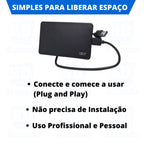Kit HD Externo 500GB + Fone Bluetooth: Armazenamento Extra e Som Imersivo com Tecnologia USB 3.0 e Bluetooth 5.0