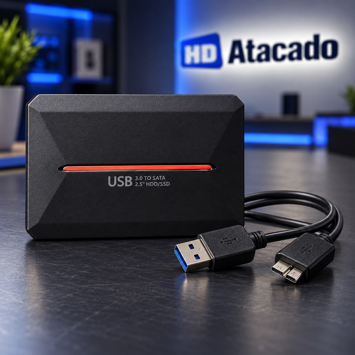 HD Externo para PC e Notebook USB 3.0 | Mais Espaço para Arquivos e Backups