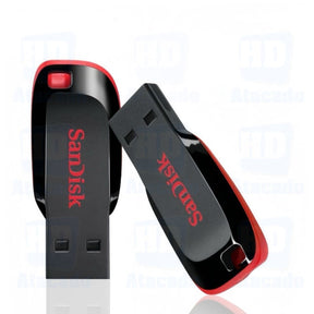 Pen Drive Sandisk ULTRA RÁPIDO para Musicas Multimídia, Jogos, Celular, Xbox, Caixa de Som - Original USB 2.0 16GB 32GB 64GB 128GB