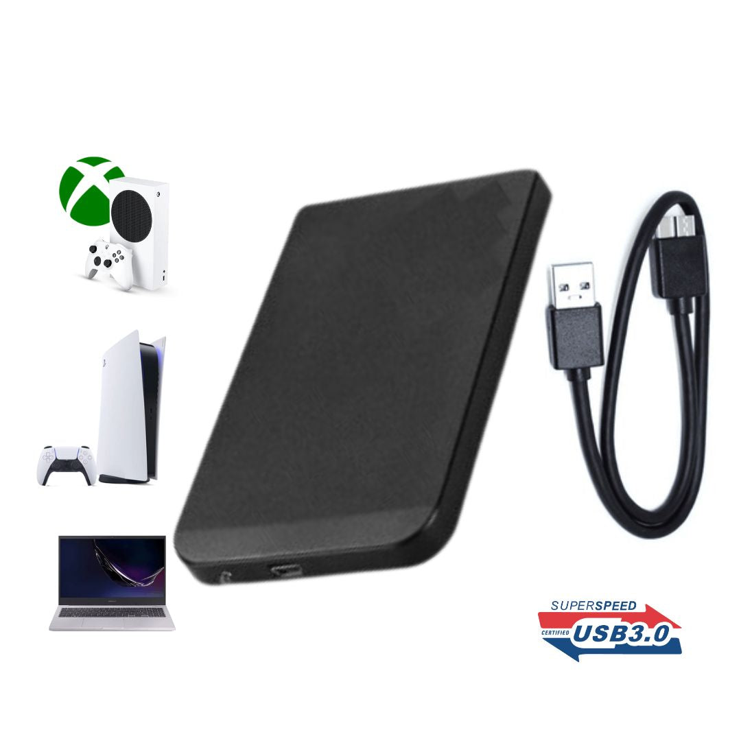 HD Externo 2TB USB 3.0 Novo de Xbox, PS5, Console, PC - NF e Garantia