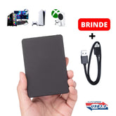 HD Externo 500GB USB 3.0 de Playstation/Xbox/Notebook +Velocidade +Espaço | Original com NF e Garantia