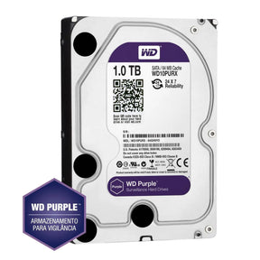 HD 1TB Purple Roxo WD Intelbras PC/DVR/Segurança eletrônica - Garantia e NF